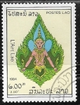 Stamps Laos -  Arte