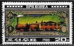 Stamps North Korea -  Tren de pasageros 1830