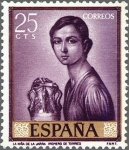 Stamps Spain -  ESPAÑA 1965 1657 Sello Nuevo Julio Romero de Torres Niña de la Jarra