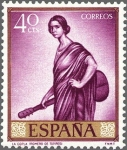 Stamps Spain -  ESPAÑA 1965 1658 Sello Nuevo Julio Romero de Torres La Cancion
