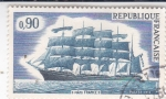 Stamps France -  Velero de 5 mástiles