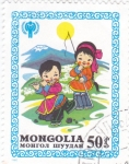 Sellos del Mundo : Asia : Mongolia : DIBUJOS INFANTILES