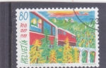 Stamps Switzerland -  100 aniversario Ferrocarril en Rético