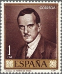 Sellos de Europa - Espa�a -  ESPAÑA 1965 1661 Sello Nuevo Julio Romero de Torres Retrato