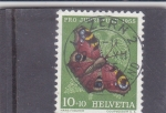 Stamps Switzerland -  Mariposa