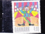 Stamps Denmark -  EUROPA- payaso
