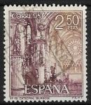 Stamps Spain -  Turismo 1965 - Catedral de Burod