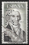 Stamps Spain -  Personajes famosos 1965 - Gaspar Jovellanos 