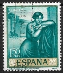 Sellos de Europa - Espa�a -  Pintores 1965 - Romero de Torres, Poema de Córdova 