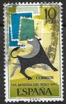 Stamps Spain -   Día Mundial del Sello 1965