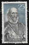 Stamps Spain -   Personajes famosos 1966 - Álvaro de Bazán