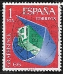 Stamps Spain -  Graphispack '66
