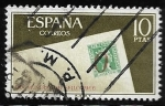 Stamps Spain -  Día Mundial del Sello 1966