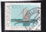 Stamps : Europe : Portugal :  barcos de río