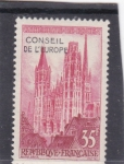Sellos de Europa - Francia -  catedral de  Rouen 