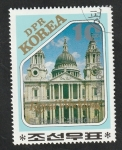 Stamps North Korea -  1684 - Catedral de San Pablo