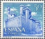 Stamps Spain -  ESPAÑA 1966 1741 Sello Nuevo Serie Castillos Olite Navarra