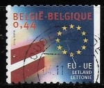 Stamps Belgium -  Banderas - Letonia