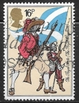 Stamps United Kingdom -  The Royal Scots, 1633