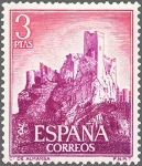 Stamps Spain -  ESPAÑA 1966 1745 Sello Nuevo Serie Castillos Almansa Albacete