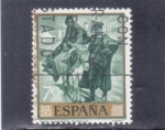 Stamps : Europe : Spain :  Tipos manchegos- Sorolla(49)