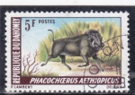 Sellos de Africa - Benin -  PHACOCHOERUS- jabalí verrugoso 