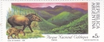Stamps Argentina -  PARQUE NACIONAL CALILEGUA-Tapir