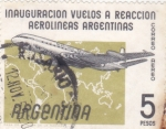 Sellos de America - Argentina -  inauguración aereolíneas