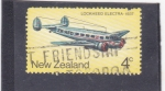Sellos de Oceania - Nueva Zelanda -  bimotor 1937