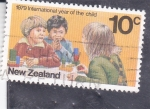 Sellos de Oceania - Nueva Zelanda -  1979 Año internacional del Niñ@