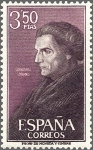 Stamps Spain -  ESPAÑA 1967 1792 Sello Nuevo Personajes Españoles Jose de Acosta Yv1445