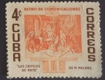 Stamps : America : Cuba :  "El critico de arte" de Miguel Melero