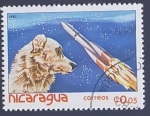 Stamps Nicaragua -  Laika