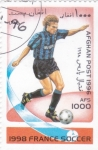 Stamps Afghanistan -  MUNDIAL FRANCIA'98