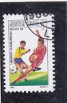 Stamps Hungary -  MUNDIAL MEXICO 86