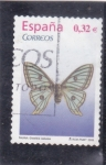 Stamps : Europe : Spain :  Mariposa (49)