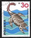 Stamps Poland -  Animales prehistoricos - Cryptocleidus