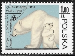 Stamps Poland -  Fauna - Ursus maritimus