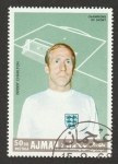 Sellos de Asia - Emiratos �rabes Unidos -  85 B - Bobby Charlton, futbolista inglés