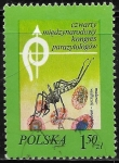 Stamps Poland -  Fauna - Anopheles Mosquito