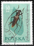 Stamps Poland -  Fauna - Cerambyx cerdo