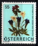 Sellos de Europa - Austria -  serie- Flores