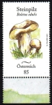 Stamps Austria -  Boletus edulis