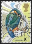 Stamps United Kingdom -  Aves - Common Kingfisher