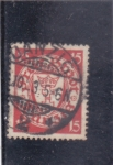 Stamps Poland -  escudo Danzig- ciudad ocupada