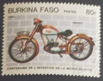 Stamps : Africa : Burkina_Faso :  Manet