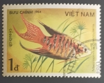 Sellos de Asia - Vietnam -  Macropodus opercularis