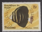 Stamps : Africa : Benin :  Acanthuridus sp.