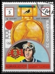 Sellos de Asia - Emiratos rabes Unidos -  Sapporo 72 - Wolfgang Scheidel (*1943), GDR