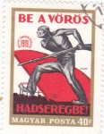Stamps Hungary -  ejército rojo